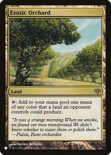 Exotic Orchard &mdash; Magic: The Gathering, The List #CON-142, Non-foil, English &mdash; фото товару