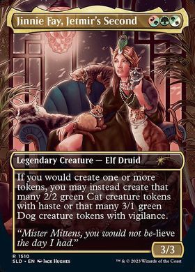 Jinnie Fay, Jetmir's Second // Jinnie Fay, Jetmir's Second &mdash; Magic: The Gathering, Secret Lair Drop #1510, Foil, English &mdash; фото товару