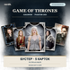 KAKAWOW PHANTOM Game of Thrones 15th Anniversary &mdash; бустер (5 карток, EN)