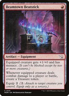 Beamtown Beatstick &mdash; Magic: The Gathering, March of the Machine #131, Non-foil, English &mdash; фото товару