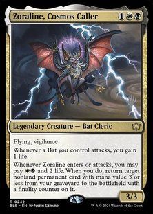 Zoraline, Cosmos Caller &mdash; Magic: The Gathering, Bloomburrow Promos #242p, Foil, English &mdash; фото товару