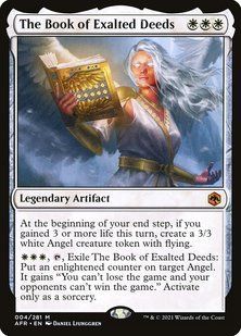 The Book of Exalted Deeds &mdash; Magic: The Gathering, Adventures in the Forgotten Realms #4, Non-foil, Russian &mdash; фото товару