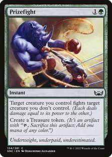 Prizefight &mdash; Magic: The Gathering, Streets of New Capenna #154, Foil, English &mdash; фото товару