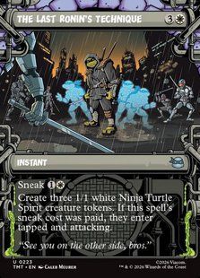 The Last Ronin's Technique &mdash; Magic: The Gathering, Teenage Mutant Ninja Turtles #223, Foil, English &mdash; фото товару