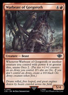 Карта Warbeast of Gorgoroth &mdash; фото товару