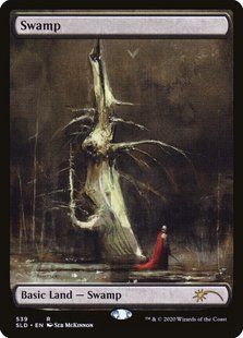 Swamp &mdash; Magic: The Gathering, Secret Lair Drop #539, Foil, English &mdash; фото товару