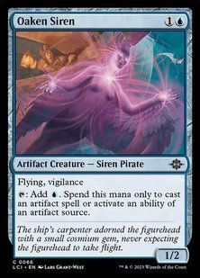 Oaken Siren &mdash; Magic: The Gathering, The Lost Caverns of Ixalan #66, Foil, English &mdash; фото товару