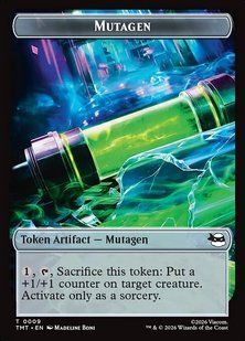 Mutagen // Robot &mdash; Magic: The Gathering, Teenage Mutant Ninja Turtles Tokens #9, Non-foil, English &mdash; фото товару