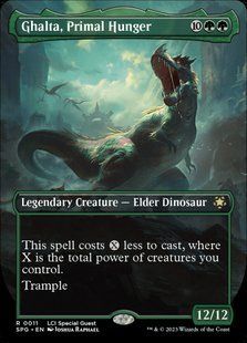Ghalta, Primal Hunger &mdash; Magic: The Gathering, Special Guests #11, Foil, English &mdash; фото товару