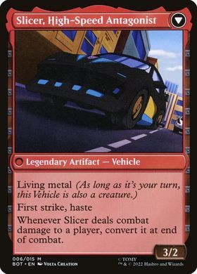 Карта Slicer, Hired Muscle // Slicer, High-Speed Antagonist &mdash; фото товару