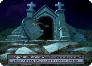 Карта Open Mausoleum випуску Gothic - Sorcery: Contested Realms sorcery/got-open_mausoleum-b-s фото