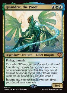 Quandrix, the Proof &mdash; Magic: The Gathering, Secrets of Strixhaven Promos #218p, Non-foil, English &mdash; фото товару