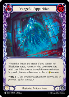 Карта Vengeful Apparition (MST #157) - Flesh and Blood Part the Mistveil &mdash; фото товару