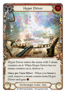 Hyper Driver &mdash; Flesh and Blood, History Pack 1 #1HP218, Non-foil, English &mdash; фото товару