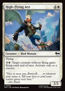 High-Flying Ace &mdash; Magic: The Gathering, Teenage Mutant Ninja Turtles #9, Foil, English &mdash; фото товару