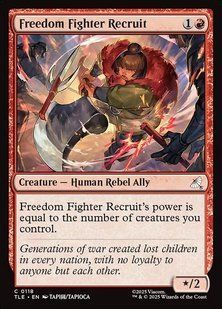 Freedom Fighter Recruit &mdash; Magic: The Gathering, Avatar: The Last Airbender Eternal #118, Foil, English &mdash; фото товару