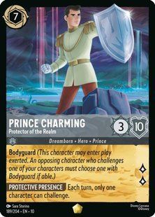 Карта Disney Lorcana Prince Charming - Protector of the Realm (10 #189) lorcana/10/189/en/regular фото