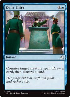 Deny Entry &mdash; Magic: The Gathering, Avatar: The Last Airbender Eternal #222, Foil, English &mdash; фото товару