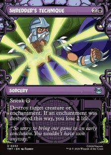 Shredder's Technique &mdash; Magic: The Gathering, Teenage Mutant Ninja Turtles #232, Foil, English &mdash; фото товару