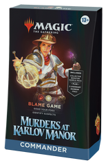 Колода формату Командир Blame Game випуску Murders at Karlov Manor – Magic: The Gathering mkm-09 фото