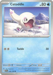Карта Cetoddle (SVI #058) - Pokemon TCG Scarlet & Violet &mdash; фото товару