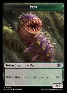 Pest &mdash; Magic: The Gathering, Breaking News Tokens #4, Non-foil, English &mdash; фото товару