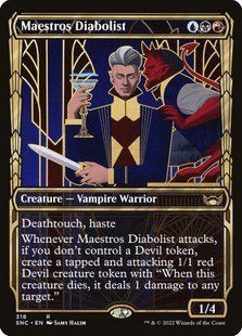 Maestros Diabolist &mdash; Magic: The Gathering, Streets of New Capenna #318, Non-foil, English &mdash; фото товару