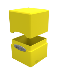 Коробка для карт Satin Cube – Lemon Yellow db-up-15592 фото