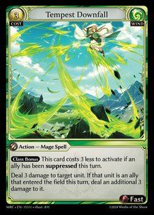 Tempest Downfall &mdash; Grand Archive, Mercurial Heart #153, Non-foil, English &mdash; фото товару