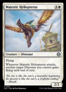 Majestic Heliopterus &mdash; Magic: The Gathering, The Lost Caverns of Ixalan Commander #131, Non-foil, English &mdash; фото товару