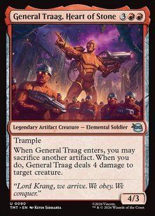 General Traag, Heart of Stone &mdash; Magic: The Gathering, Teenage Mutant Ninja Turtles #90, Non-foil, English &mdash; фото товару