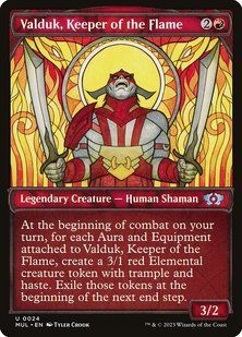 Карта Valduk, Keeper of the Flame mul/24/en/foil фото