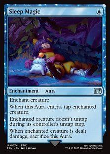 Sleep Magic &mdash; Magic: The Gathering, Final Fantasy #74, Foil, English &mdash; фото товару