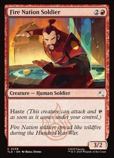 Fire Nation Soldier &mdash; Magic: The Gathering, Avatar: The Last Airbender Eternal #238, Foil, English &mdash; фото товару
