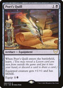 Карта Poet's Quill stx/82/ru/foil фото