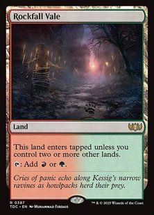 Rockfall Vale &mdash; Magic: The Gathering, Tarkir: Dragonstorm Commander #387, Non-foil, English &mdash; фото товару