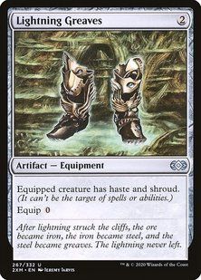 Lightning Greaves &mdash; Magic: The Gathering, Double Masters #267, Non-foil, English &mdash; фото товару