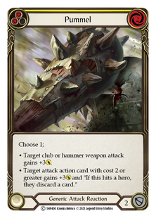 Карта Pummel (1HP #400) - Flesh and Blood History Pack 1 &mdash; фото товару