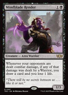 Mindblade Render &mdash; Magic: The Gathering, Tarkir: Dragonstorm Commander #187, Non-foil, English &mdash; фото товару