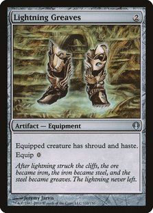 Lightning Greaves &mdash; Magic: The Gathering, Archenemy #110, Non-foil, English &mdash; фото товару
