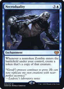 Necroduality &mdash; Magic: The Gathering, Innistrad: Crimson Vow Promos #70s, Foil, Japanese &mdash; фото товару