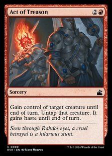 Act of Treason &mdash; Magic: The Gathering, Ravnica Remastered #99, Non-foil, English &mdash; фото товару