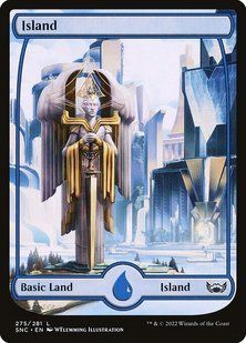 Island &mdash; Magic: The Gathering, Streets of New Capenna #275, Non-foil, English &mdash; фото товару