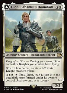 Карта Dion, Bahamut's Dominant // Bahamut, Warden of Light &mdash; фото товару