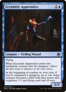 Eccentric Apprentice &mdash; Magic: The Gathering, Adventures in the Forgotten Realms #57, Non-foil, English &mdash; фото товару