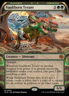 Vaultborn Tyrant &mdash; Magic: The Gathering, The Big Score #50, Foil, English &mdash; фото товару