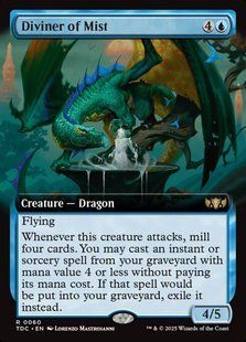 Diviner of Mist &mdash; Magic: The Gathering, Tarkir: Dragonstorm Commander #60, Non-foil, English &mdash; фото товару