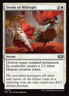 Stroke of Midnight &mdash; Magic: The Gathering, Tarkir: Dragonstorm Commander #132, Non-foil, English &mdash; фото товару