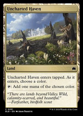 Карта Uncharted Haven blb/261/en/foil фото