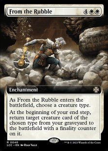 From the Rubble &mdash; Magic: The Gathering, The Lost Caverns of Ixalan Commander #40, Non-foil, English &mdash; фото товару